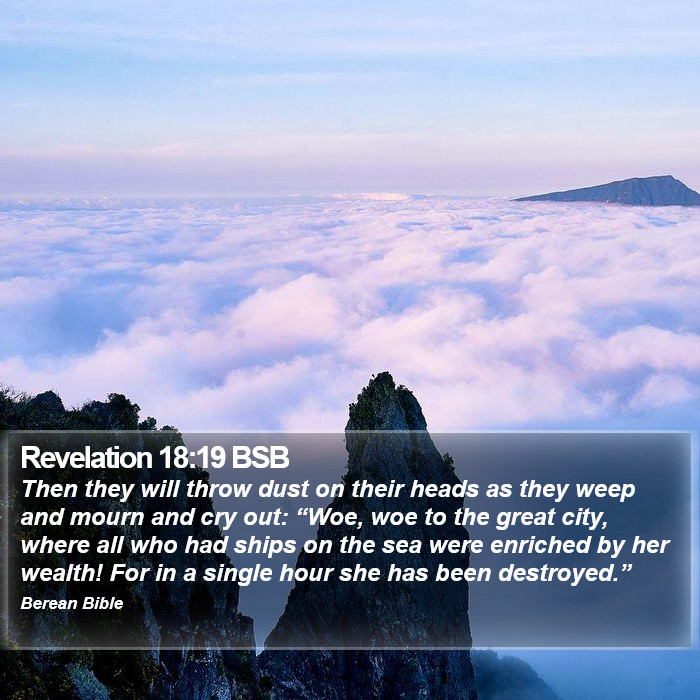 Revelation 18:19 BSB Bible Study