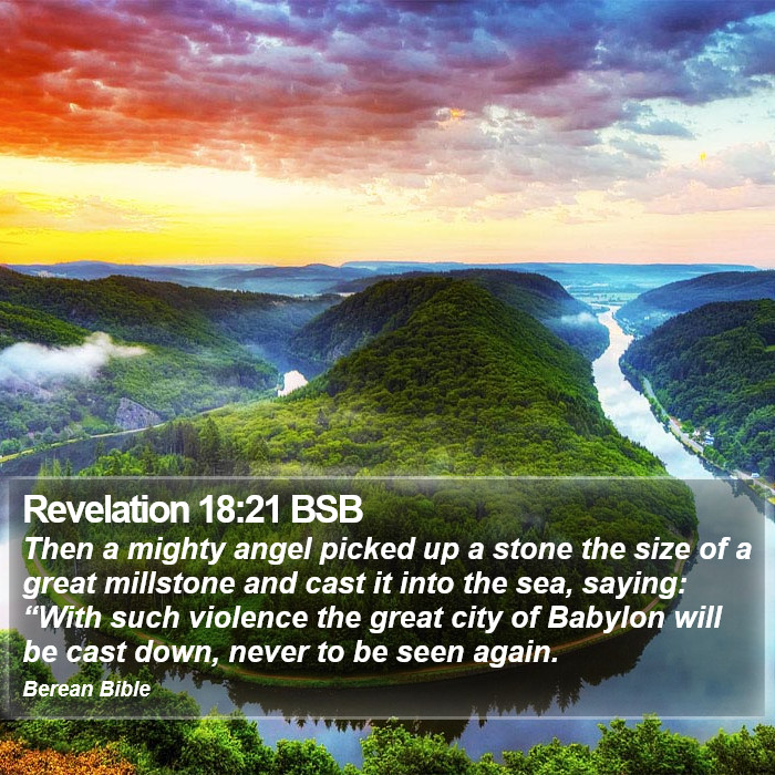 Revelation 18:21 BSB Bible Study