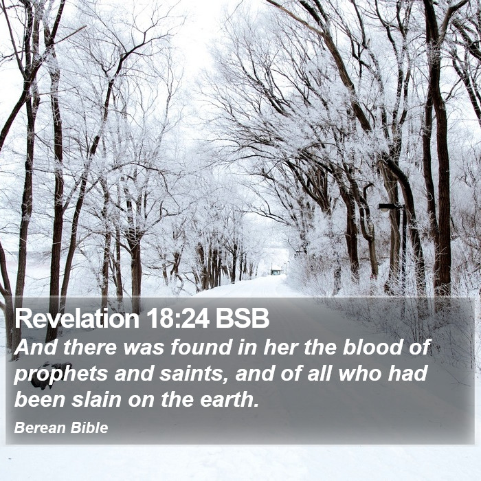 Revelation 18:24 BSB Bible Study