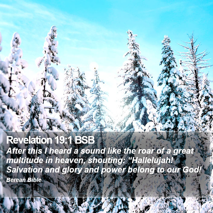 Revelation 19:1 BSB Bible Study