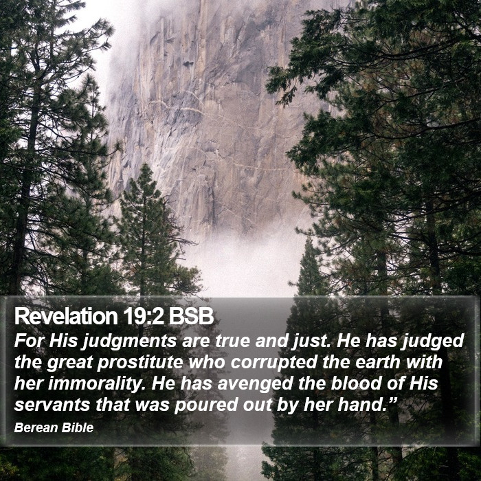 Revelation 19:2 BSB Bible Study