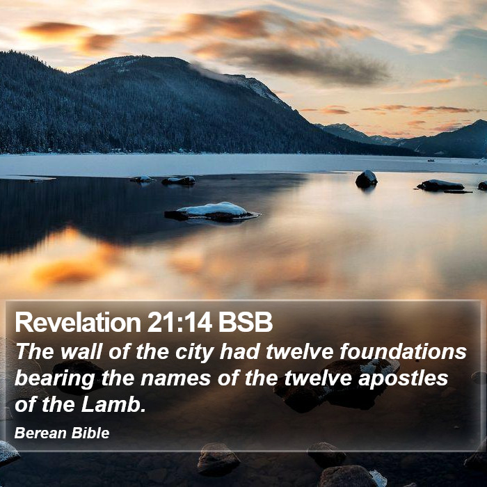 Revelation 21:14 BSB Bible Study