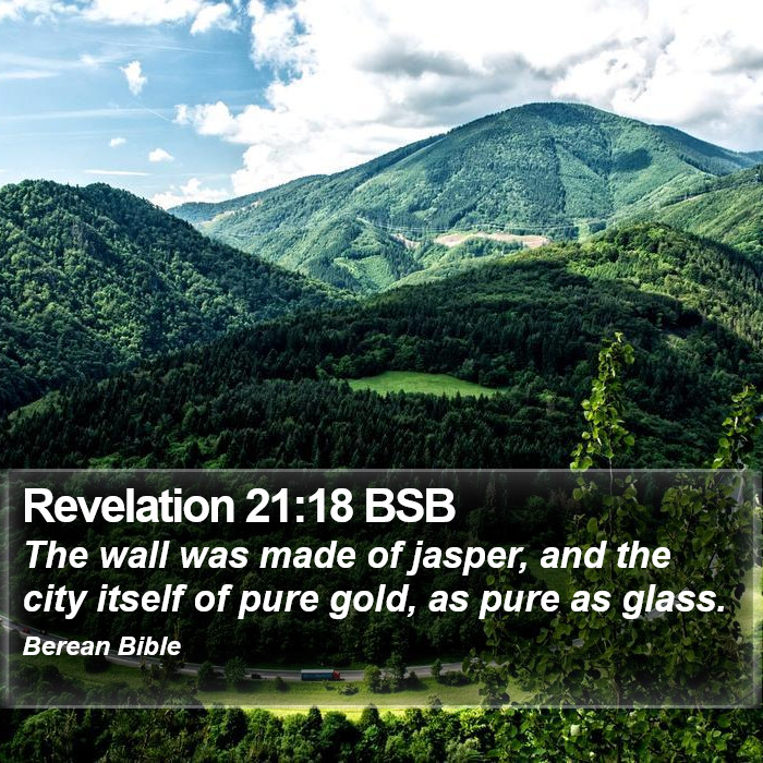 Revelation 21:18 BSB Bible Study