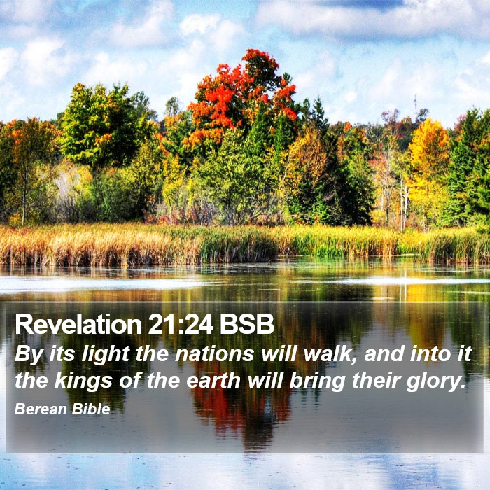 Revelation 21:24 BSB Bible Study