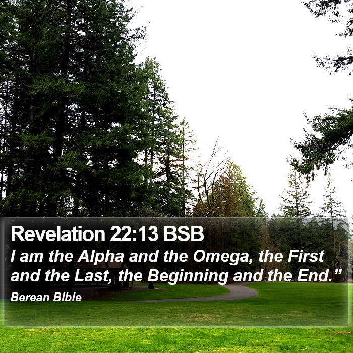 Revelation 22:13 BSB Bible Study